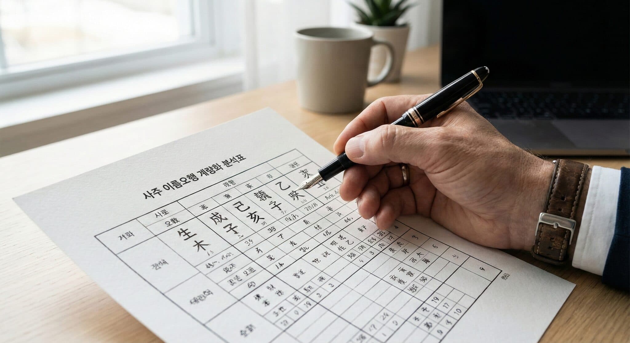 이름오행, 운명을 바꾸는 과학적 작명 원칙